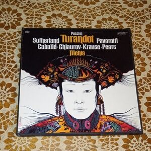 Vinyl Record - Puccini Turandot by Mehta Never Played